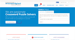 Desktop Screenshot of crosswordgiant.com